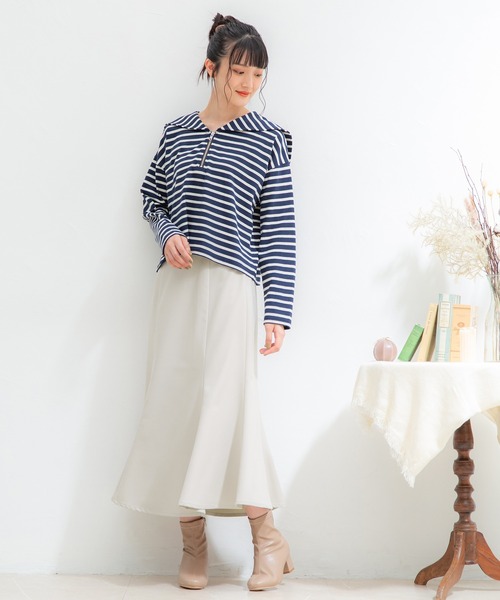 Honeys（ハニーズ）の「マーメイドスカート（スカート・レディース・グリーン/ブラウン/ブラック/グレイッシュベージュ・L/S/LL/M）」の18枚目の写真