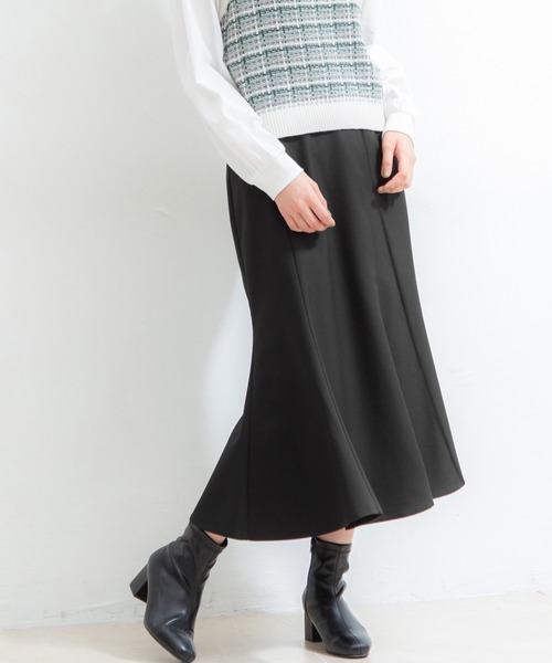 Honeys（ハニーズ）の「マーメイドスカート（スカート・レディース・グリーン/ブラウン/ブラック/グレイッシュベージュ・L/S/LL/M）」の6枚目の写真