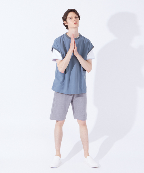 ABAHOUSE GRAY(アバハウスグレイ)の「【Comfortable】ダブル ポケット ベスト(ベスト・メンズ・ブラック/スモークピンク/グレイッシュベージュ/グレイッシュブルー・フリー)」の17枚目の写真