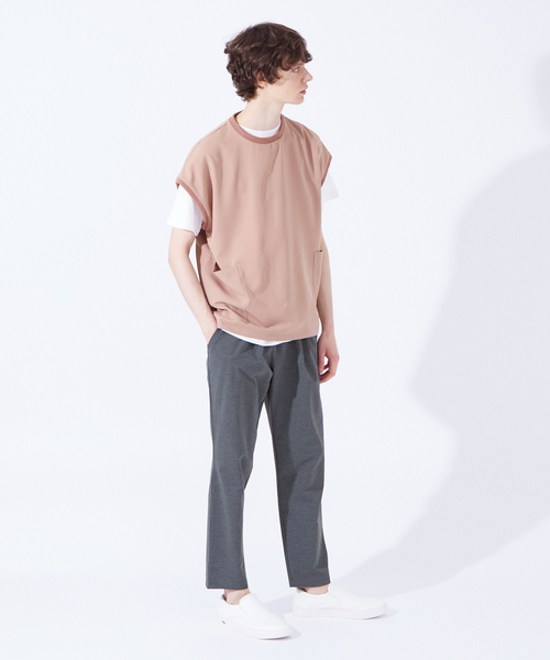 ABAHOUSE GRAY(アバハウスグレイ)の「【Comfortable】ダブル ポケット ベスト(ベスト・メンズ・ブラック/スモークピンク/グレイッシュベージュ/グレイッシュブルー・フリー)」の22枚目の写真