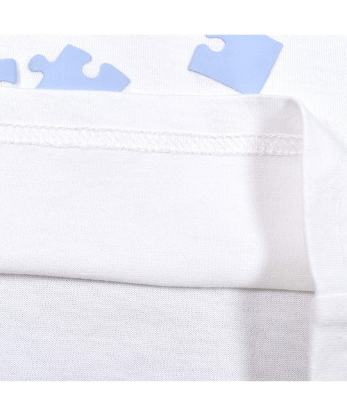 BeBe（ベベ）の「BeBe/フランス マップ ジグソーパズル プリント Tシャツ (80~140cm)（Tシャツ/カットソー・キッズ・ブルー/オフホワイト・90/100/130/110/140/120/80）」の15枚目の写真