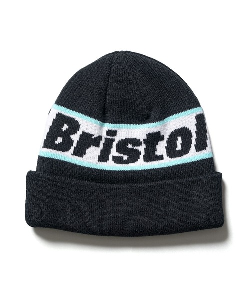 F.C.Real Bristol（エフシーレアルブリストル）の「CLASSIC LOGO LINE BEANIE（ニットキャップ/ビーニー・メンズ・ブラック/ネイビー・FREE）」の9枚目の写真