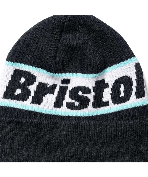 F.C.Real Bristol（エフシーレアルブリストル）の「CLASSIC LOGO LINE BEANIE（ニットキャップ/ビーニー・メンズ・ブラック/ネイビー・FREE）」の5枚目の写真
