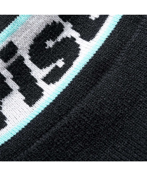 F.C.Real Bristol（エフシーレアルブリストル）の「CLASSIC LOGO LINE BEANIE（ニットキャップ/ビーニー・メンズ・ブラック/ネイビー・FREE）」の10枚目の写真