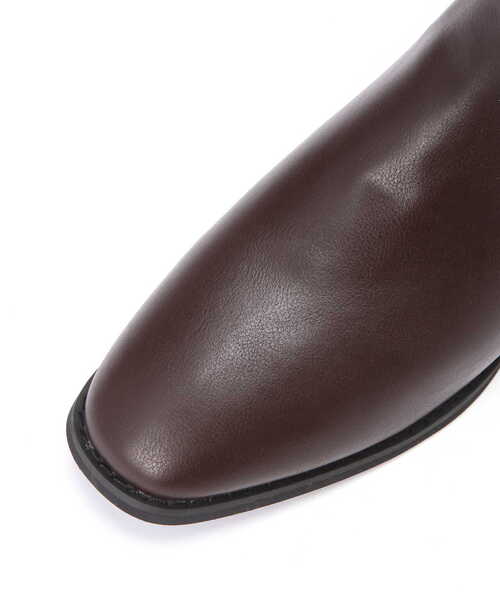 NATURAL BEAUTY BASIC（ナチュラルビューティーベーシック）の「バックストレッチロングブーツ（ブーツ・レディース・ブラック/ダークブラウン・SMALL/MEDIUM/LARGE）」の12枚目の写真