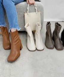 alala | オブリークトゥショートブーツ(ブーツ)