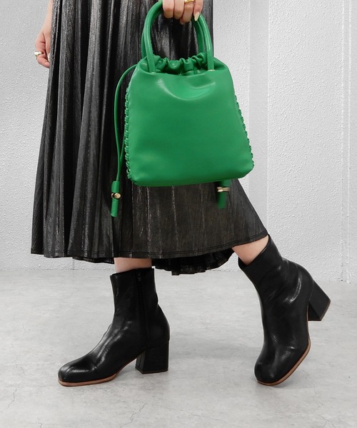 alala（アララ）の「オブリークトゥショートブーツ（ブーツ・レディース・アイボリー/ブラック/グレイッシュベージュ/キャメル・S/M/L/LL）」の14枚目の写真