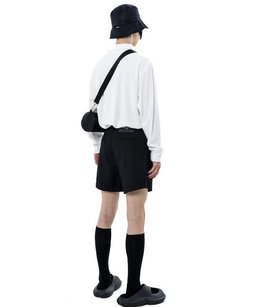 BASIC COTTON(ベーシックコットン)の「韓国ブランド BASIC COTTON ベーシックコットン NYLON ROLLER BAG ショルダーバッグ ミニバッグ 肩掛けかばん(ショルダーバッグ・メンズ・ブラック・ONE SIZE)」の16枚目の写真