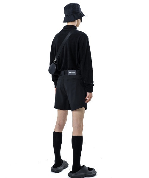 BASIC COTTON(ベーシックコットン)の「韓国ブランド BASIC COTTON ベーシックコットン NYLON ROLLER BAG ショルダーバッグ ミニバッグ 肩掛けかばん(ショルダーバッグ・メンズ・ブラック・ONE SIZE)」の15枚目の写真