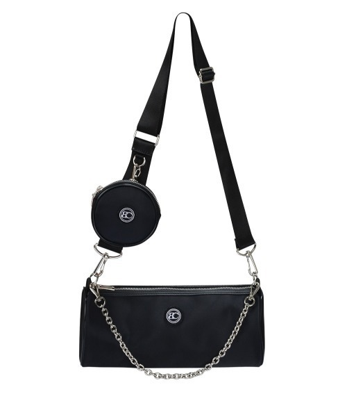 BASIC COTTON(ベーシックコットン)の「韓国ブランド BASIC COTTON ベーシックコットン NYLON ROLLER BAG ショルダーバッグ ミニバッグ 肩掛けかばん(ショルダーバッグ・メンズ・ブラック・ONE SIZE)」の18枚目の写真