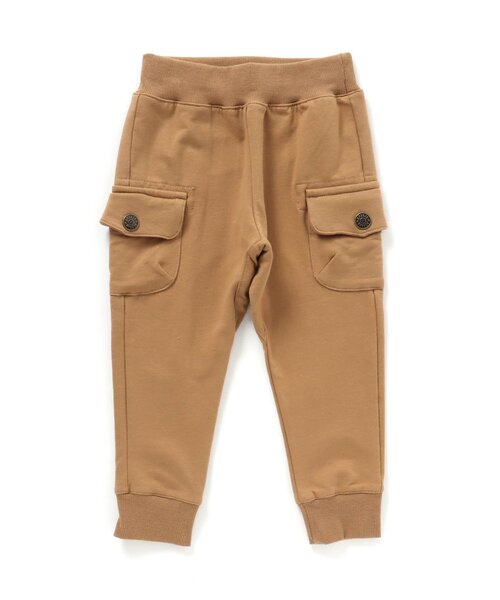 BREEZE（ブリーズ）の「カーゴカットソーパンツ（カーゴパンツ・キッズ・カーキ/ブラック/ブラウン/キャメル/レインボー/インディゴブルー/ピンク/グレー・140/130/100/120/110/90/80）」の7枚目の写真