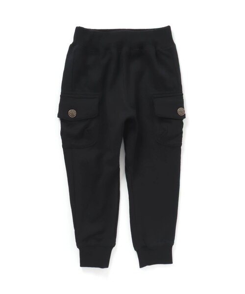 BREEZE（ブリーズ）の「カーゴカットソーパンツ（カーゴパンツ・キッズ・カーキ/ブラック/ブラウン/キャメル/レインボー/インディゴブルー/ピンク/グレー・140/130/100/120/110/90/80）」の2枚目の写真