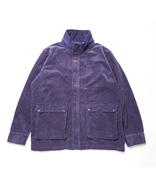 AlexanderLeeChang（アレキサンダーリーチャン）の「BACANCES ALL INCLUSIVE×AlexanderLeeChang/バカンス・オールインクルーシブ×アレキサンダーリーチャン BLC CORDUROY TRACK JKT（ブルゾン・メンズ・ブラック/パープル/ブラウン・M/L/XL）」の4枚目の写真