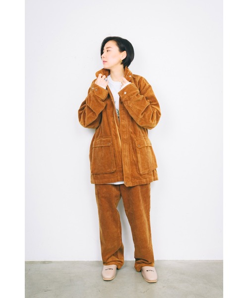 AlexanderLeeChang（アレキサンダーリーチャン）の「BACANCES ALL INCLUSIVE×AlexanderLeeChang/バカンス・オールインクルーシブ×アレキサンダーリーチャン BLC CORDUROY TRACK JKT（ブルゾン・メンズ・ブラック/パープル/ブラウン・M/L/XL）」の9枚目の写真