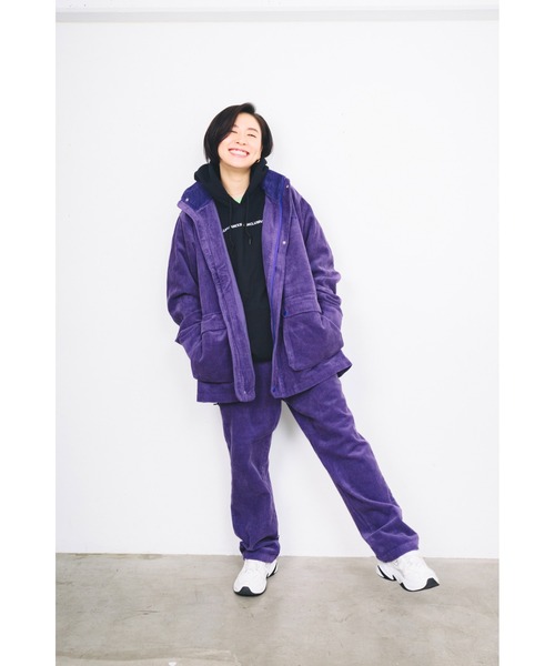 AlexanderLeeChang（アレキサンダーリーチャン）の「BACANCES ALL INCLUSIVE×AlexanderLeeChang/バカンス・オールインクルーシブ×アレキサンダーリーチャン BLC CORDUROY TRACK JKT（ブルゾン・メンズ・ブラック/パープル/ブラウン・M/L/XL）」の13枚目の写真