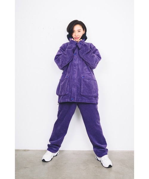 AlexanderLeeChang（アレキサンダーリーチャン）の「BACANCES ALL INCLUSIVE×AlexanderLeeChang/バカンス・オールインクルーシブ×アレキサンダーリーチャン BLC CORDUROY TRACK JKT（ブルゾン・メンズ・ブラック/パープル/ブラウン・M/L/XL）」の11枚目の写真