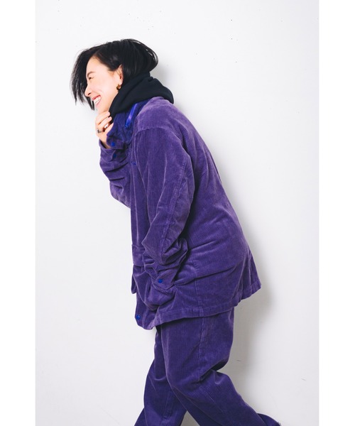 AlexanderLeeChang（アレキサンダーリーチャン）の「BACANCES ALL INCLUSIVE×AlexanderLeeChang/バカンス・オールインクルーシブ×アレキサンダーリーチャン BLC CORDUROY TRACK JKT（ブルゾン・メンズ・ブラック/パープル/ブラウン・M/L/XL）」の18枚目の写真