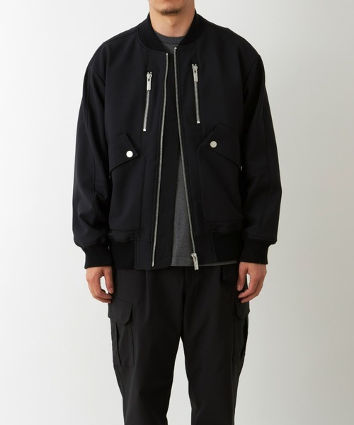 極美品　White Mountaineering FLIGHT JACKET White Mountaineering / DOWN MIX FLIGHT JACKET - good LIFE STORE