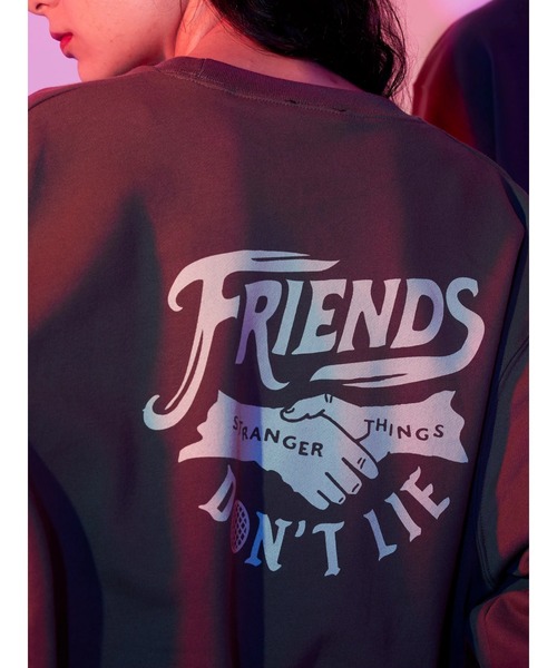 Green　Parks（グリーンパークス）の「【UNISEX】■STRANGER THINGS DONT LIE（スウェット・レディース・チャコールグレー・FREE）」の5枚目の写真