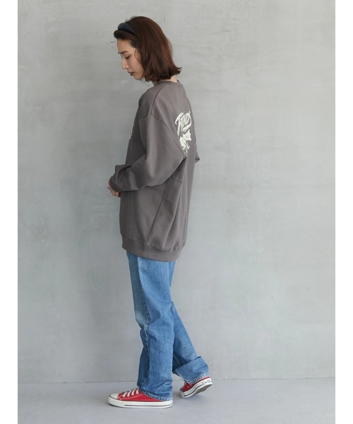 Green　Parks（グリーンパークス）の「【UNISEX】■STRANGER THINGS DONT LIE（スウェット・レディース・チャコールグレー・FREE）」の10枚目の写真