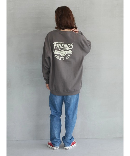 Green　Parks（グリーンパークス）の「【UNISEX】■STRANGER THINGS DONT LIE（スウェット・レディース・チャコールグレー・FREE）」の11枚目の写真