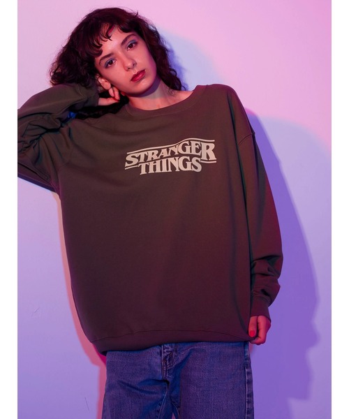 Green　Parks（グリーンパークス）の「【UNISEX】■STRANGER THINGS DONT LIE（スウェット・レディース・チャコールグレー・FREE）」の2枚目の写真