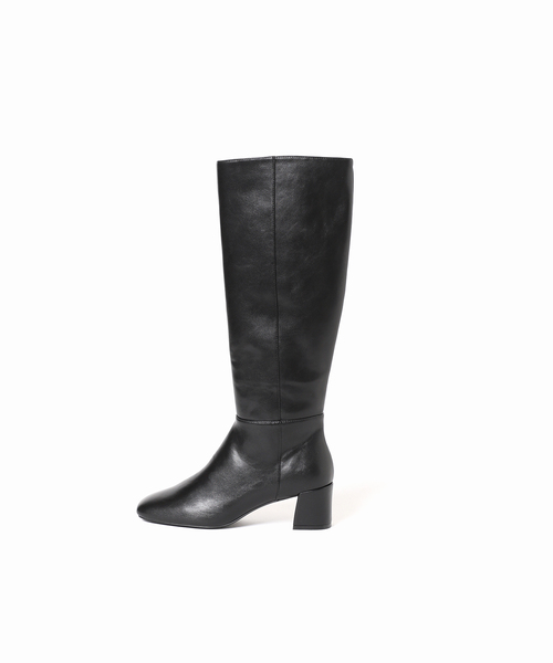 LE TALON（ルタロン）の「5cmスクエアロングブーツ（ブーツ・レディース・ブラック系その他/アイボリー/ブラウン/ウッド・X-SMALL/SMALL/MEDIUM/LARGE/X-LARGE）」の5枚目の写真