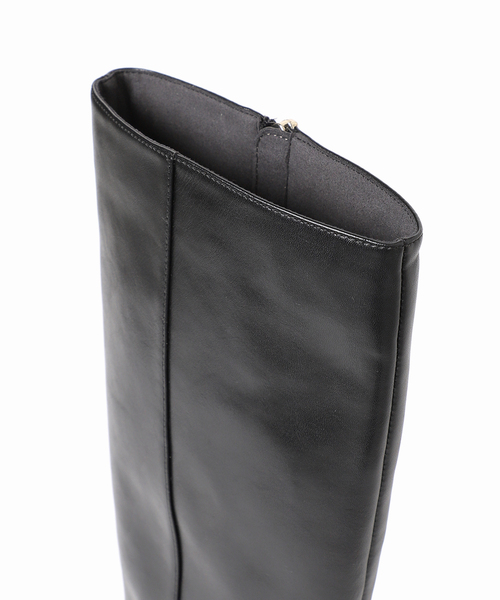 LE TALON（ルタロン）の「5cmスクエアロングブーツ（ブーツ・レディース・ブラック系その他/アイボリー/ブラウン/ウッド・X-SMALL/SMALL/MEDIUM/LARGE/X-LARGE）」の9枚目の写真