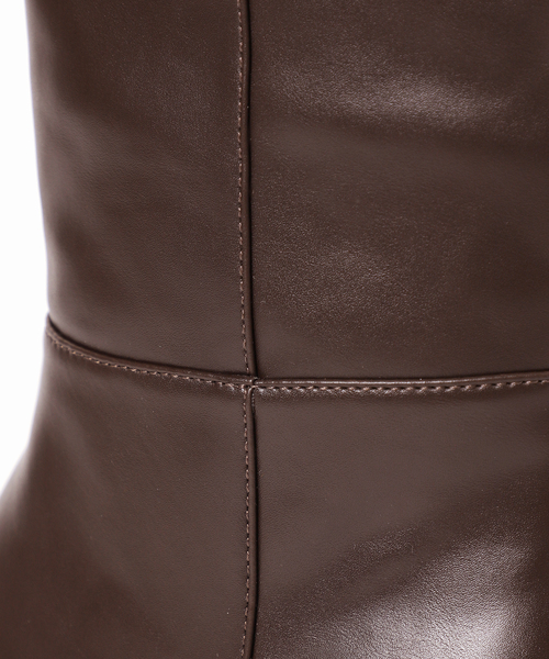 LE TALON（ルタロン）の「5cmスクエアロングブーツ（ブーツ・レディース・ブラック系その他/アイボリー/ブラウン/ウッド・X-SMALL/SMALL/MEDIUM/LARGE/X-LARGE）」の17枚目の写真