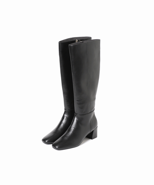 LE TALON（ルタロン）の「5cmスクエアロングブーツ（ブーツ・レディース・ブラック系その他/アイボリー/ブラウン/ウッド・X-SMALL/SMALL/MEDIUM/LARGE/X-LARGE）」の19枚目の写真