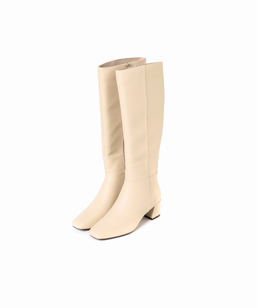 LE TALON（ルタロン）の「5cmスクエアロングブーツ（ブーツ・レディース・ブラック系その他/アイボリー/ブラウン/ウッド・X-SMALL/SMALL/MEDIUM/LARGE/X-LARGE）」の20枚目の写真