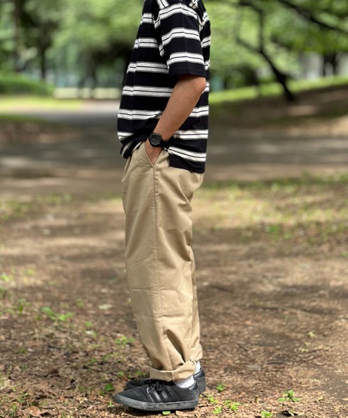 Dickies ディッキーズ 別注 ツータックワイドテーパードチノパンツ