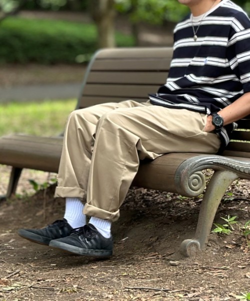 Dickies ディッキーズ 別注 ツータックワイドテーパードチノパンツ