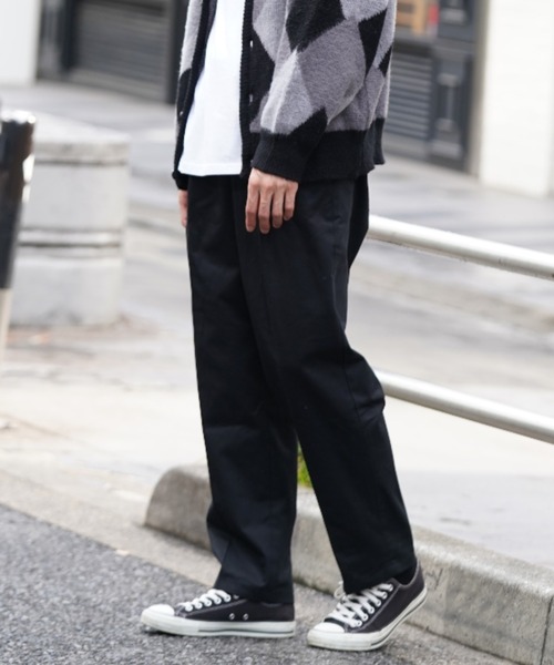 Dickies ディッキーズ 別注 ツータックワイドテーパードチノパンツ