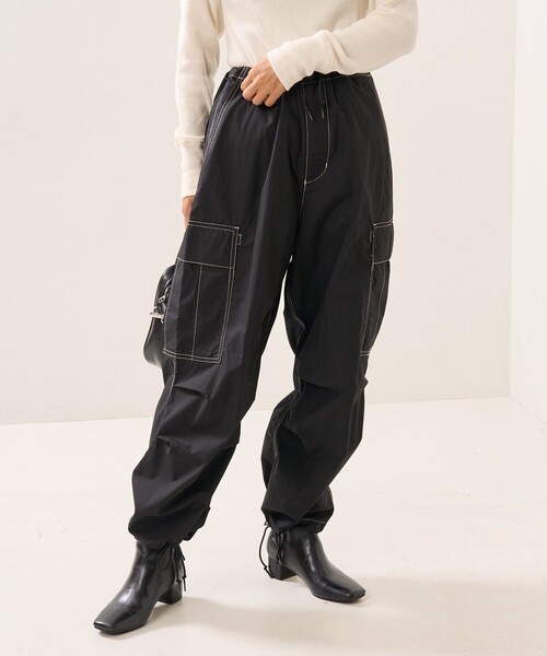 FREAK'S STORE(フリークスストア)の「パラシュートパンツ(その他パンツ・レディース・ブラック/オフホワイト/ピンク・S/M)」の3枚目の写真