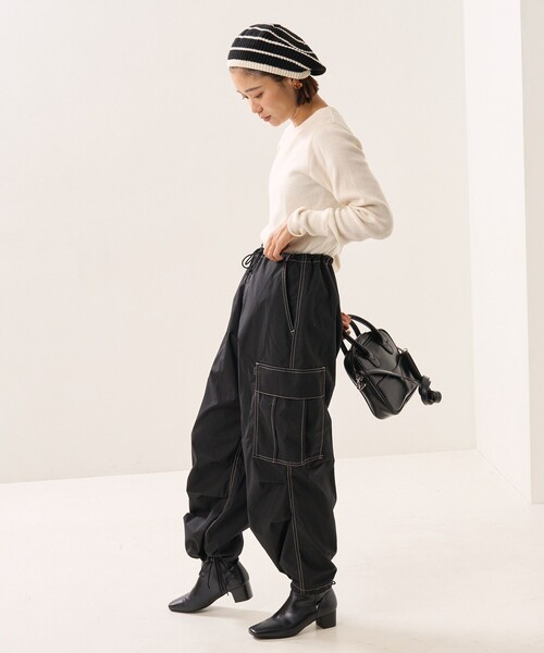 FREAK'S STORE(フリークスストア)の「パラシュートパンツ(その他パンツ・レディース・ブラック/オフホワイト/ピンク・S/M)」の22枚目の写真