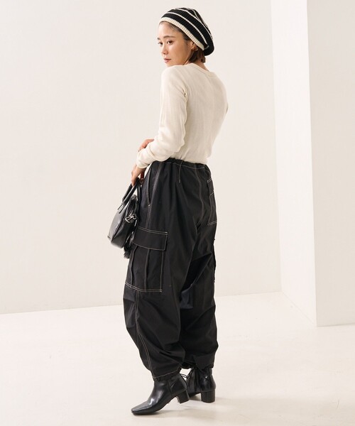 FREAK'S STORE(フリークスストア)の「パラシュートパンツ(その他パンツ・レディース・ブラック/オフホワイト/ピンク・S/M)」の18枚目の写真