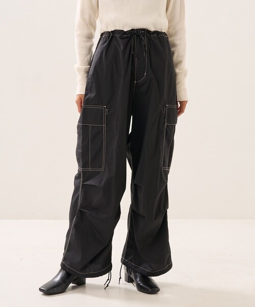 FREAK'S STORE(フリークスストア)の「パラシュートパンツ(その他パンツ・レディース・ブラック/オフホワイト/ピンク・S/M)」の5枚目の写真