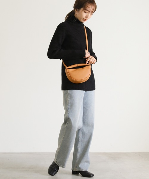 select MOCA（セレクトモカ）の「フェイクレザーワンハンドルミニバッグ（ハンドバッグ・レディース・ライトブラウン/ブラック/ベージュ・FREE）」の13枚目の写真