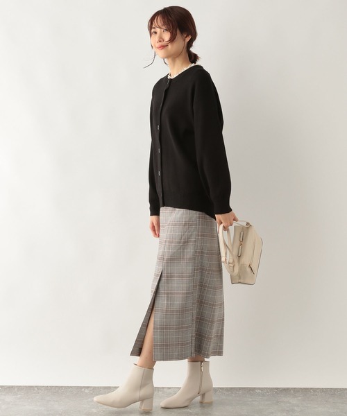 GLOBAL WORK（グローバルワーク）の「チェックアイラインスカート/162454（スカート・レディース・ベージュ系その他/ネイビー系/ブラック・LARGE/MEDIUM）」の12枚目の写真