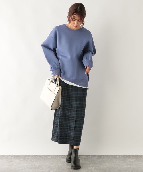 GLOBAL WORK（グローバルワーク）の「チェックアイラインスカート/162454（スカート・レディース・ベージュ系その他/ネイビー系/ブラック・LARGE/MEDIUM）」の18枚目の写真