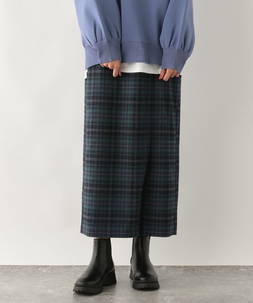 GLOBAL WORK（グローバルワーク）の「チェックアイラインスカート/162454（スカート・レディース・ベージュ系その他/ネイビー系/ブラック・LARGE/MEDIUM）」の20枚目の写真