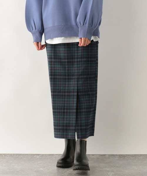 GLOBAL WORK（グローバルワーク）の「チェックアイラインスカート/162454（スカート・レディース・ベージュ系その他/ネイビー系/ブラック・LARGE/MEDIUM）」の22枚目の写真