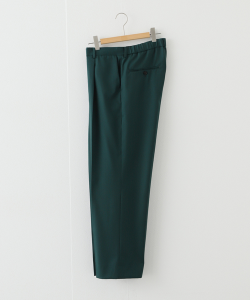 EDIFICE（エディフィス）の「【EDIFICE GOLF / エディフィス ゴルフ】REPREVE(R)×ウール イージーパンツ（スラックス・メンズ・グリーン/ブラック/ブラウン・MEDIUM/LARGE）」の3枚目の写真