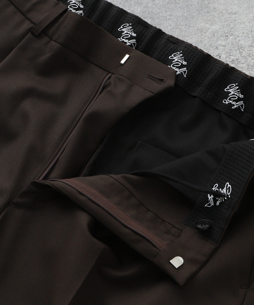 EDIFICE（エディフィス）の「【EDIFICE GOLF / エディフィス ゴルフ】REPREVE(R)×ウール イージーパンツ（スラックス・メンズ・グリーン/ブラック/ブラウン・MEDIUM/LARGE）」の17枚目の写真