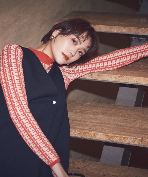 N.（N. Natural Beauty Basic）（エヌエヌナチュラルビューティーベーシック）の「◆ドットボタンジャンパースカート（ジャンパースカート・レディース・ブラック/オフホワイト/ブラウン/ベージュ・MEDIUM）」の12枚目の写真