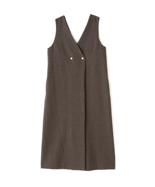 N.（N. Natural Beauty Basic）（エヌエヌナチュラルビューティーベーシック）の「◆ドットボタンジャンパースカート（ジャンパースカート・レディース・ブラック/オフホワイト/ブラウン/ベージュ・MEDIUM）」の22枚目の写真