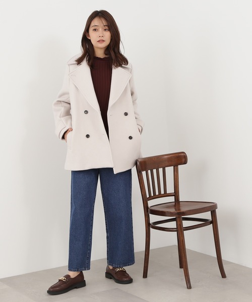 N.(N. Natural Beauty Basic)(エヌエヌナチュラルビューティーベーシック)の「◆ガルーダドビーフリルネックピンタックブラウス(シャツ/ブラウス・レディース・クリーム/ブラウン/ブラック・MEDIUM)」の10枚目の写真