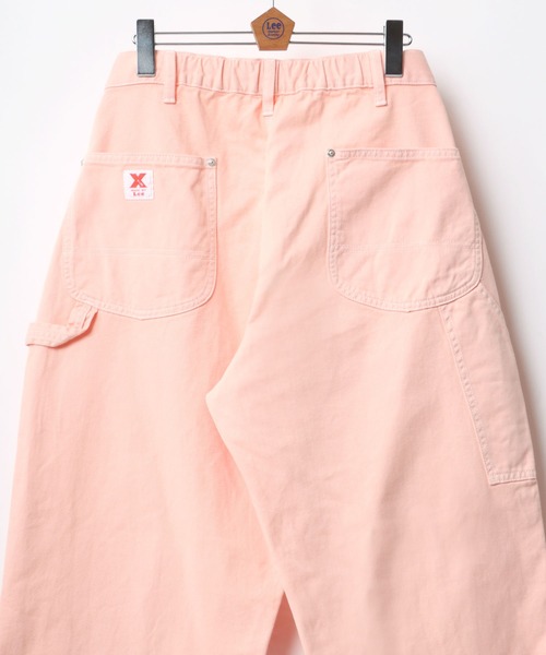Lee(リー)の「Lee/リー X-LINE PAINTER PANTS/ワイドペインターパンツ/ワークパンツ/カラーパンツ/バギーパンツ(チノパンツ・メンズ・インディゴブルー/オレンジ/グリーン/イエロー/ホワイト/ケミカルウォッシュ/ピンク/ブルー・L/M/XL)」の7枚目の写真