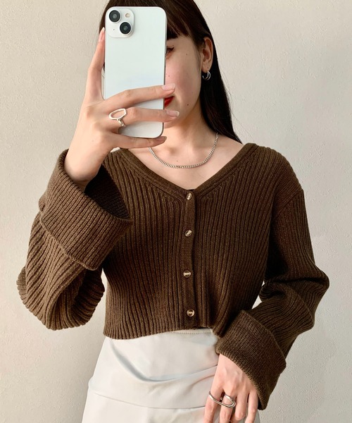 EPICKS（エピックス）の「【yuririnコラボ】ハイネックフリルシアー